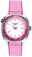 Bamford Summer GMT Bubble Gum Pink &amp; Magenta Watch GMT-4