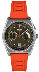 BamfordTitaniumB347BrownandFlameOrangeWatch