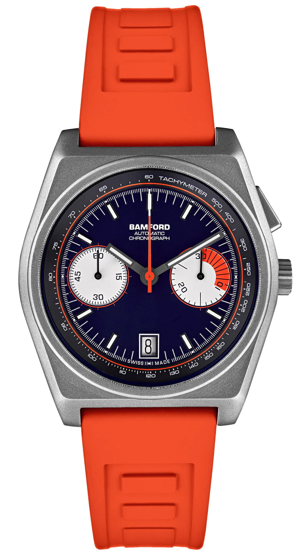 BamfordTitaniumB347NavyBlueandFlameOrangeWatch