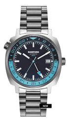 Bamford GMT Blue and Black Watch