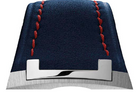 Czapek Strap Antarctique Passage de Drake Leather Blue Red Stitch