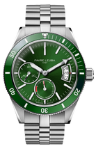 Favre Leuba Deep Raider Power Reserve Watch 00.20310.109.03.200 Main Product Shot Green Dial Black Background
