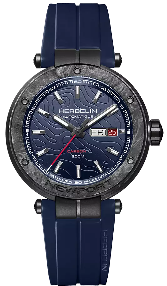 Herbelin Watch Newport Carbon Titanium 1788CTN15CB