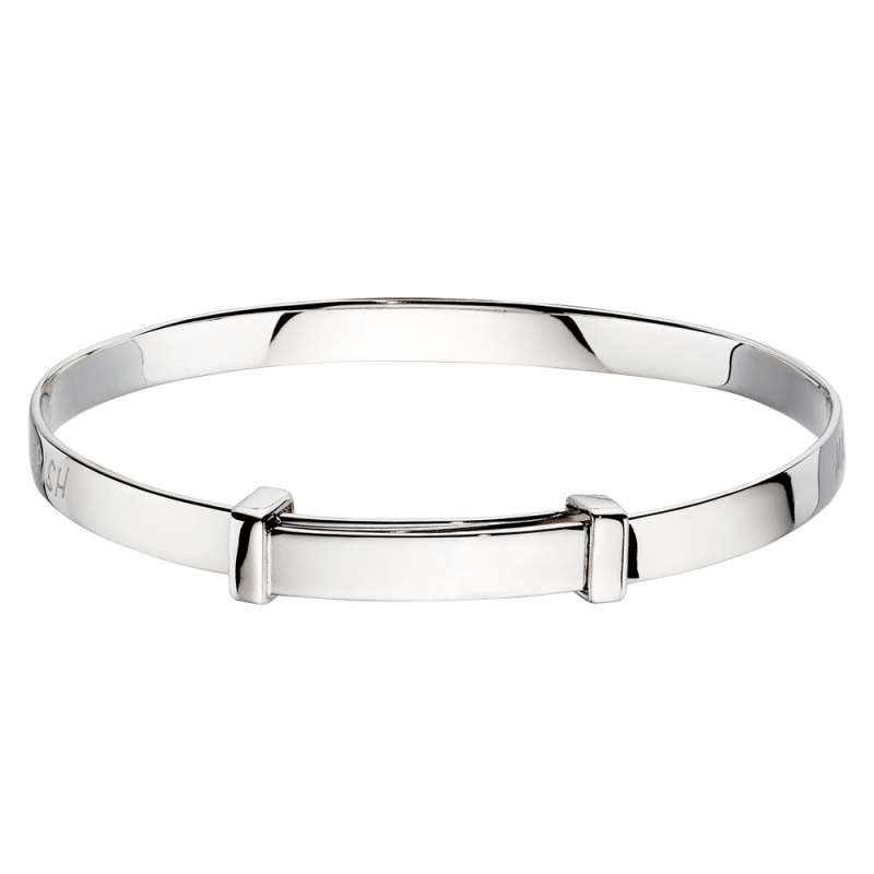 Little Star Sterling Silver Cherish Baby Bangle LSB0025