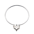 Little Star Sterling Silver Heart Tilda Bangle