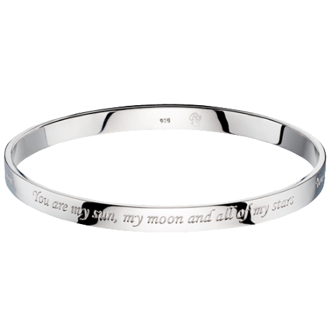 Little Star Sterling Silver Mira Bangle LSB0085