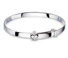 Little Star Gisele Sterling Silver Diamond Baby Bangle LSB0007