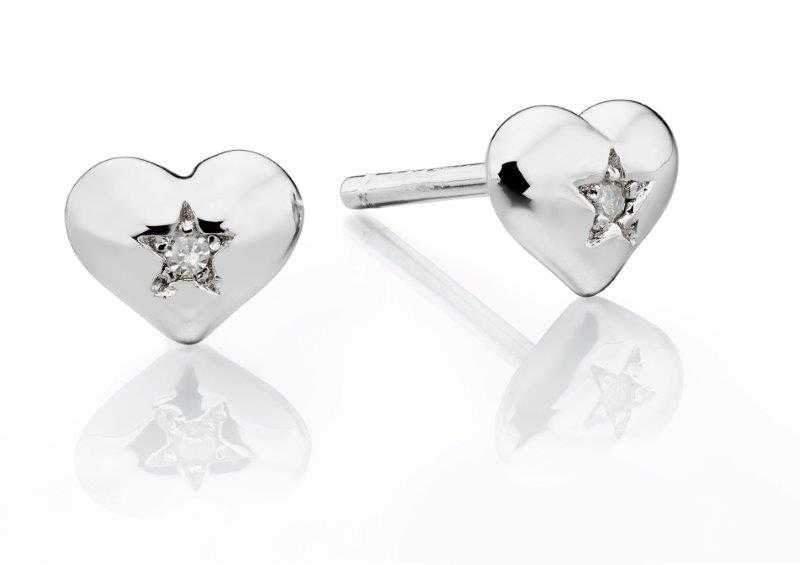 Little Star Suri Sterling Silver Diamond Earrings LSE0031