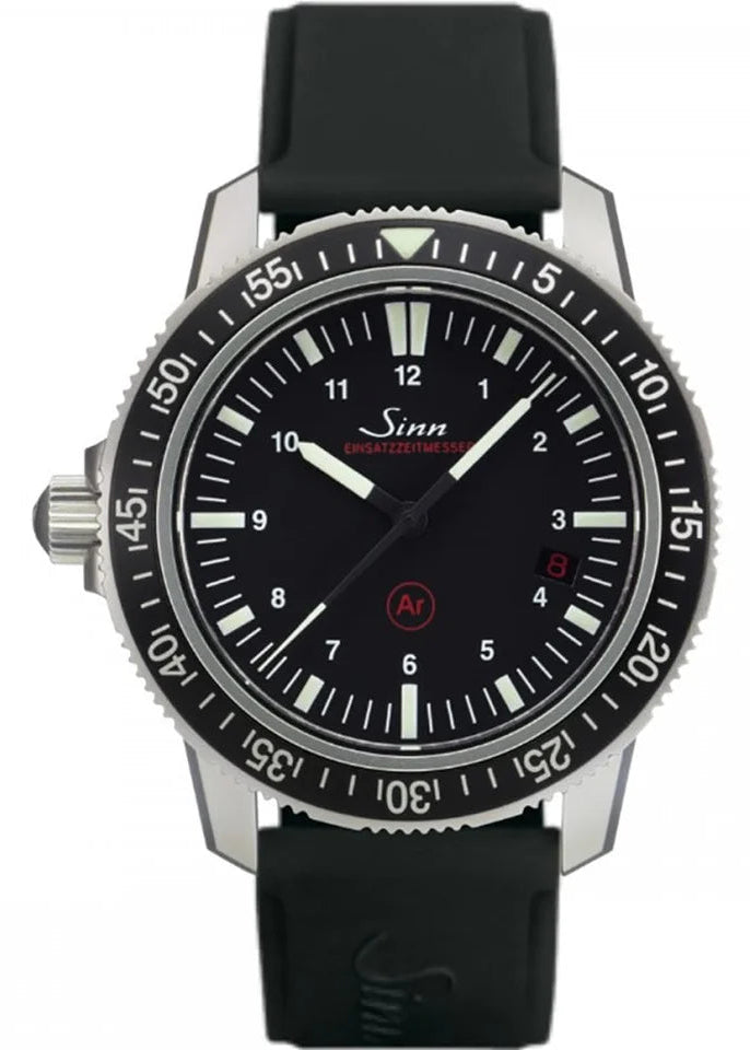 Sinn Men's EZM 3 Mission Timer Diving Watch603.010-BLK-RUBBER