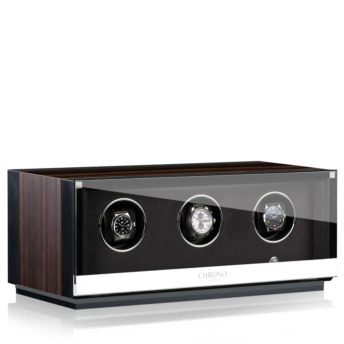 Chronovision Watch Winder Ambiance III Ebony Silk Black Silk 70050-150.18.10