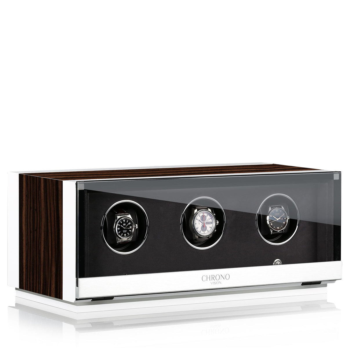 Chronovision Watch Winder Ambiance III Ebony Silk White Silk 70050-150.18.12