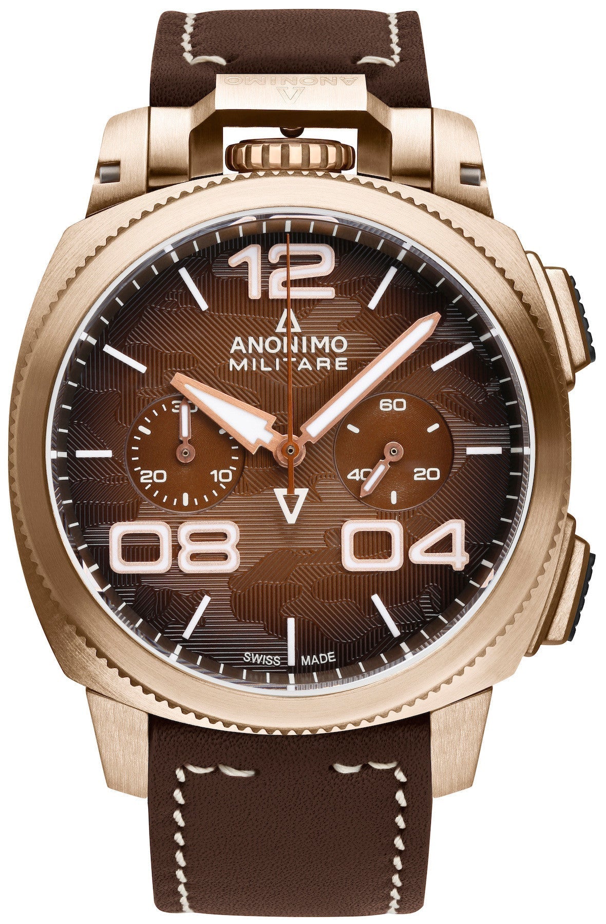 Anonimo Militare Alpina Camouflage Brown Limited Edition Watch AM-1123.01.001.A04 Image 1