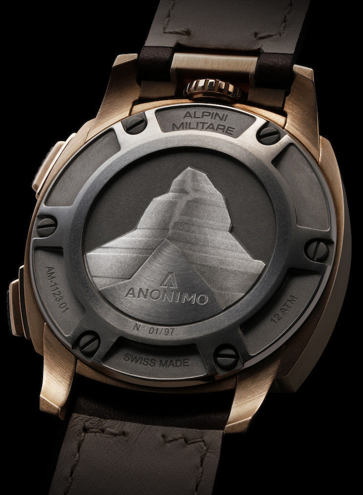 Anonimo Militare Alpina Camouflage Green Limited Edition Watch AM-1123.01.002.A05 Image 2
