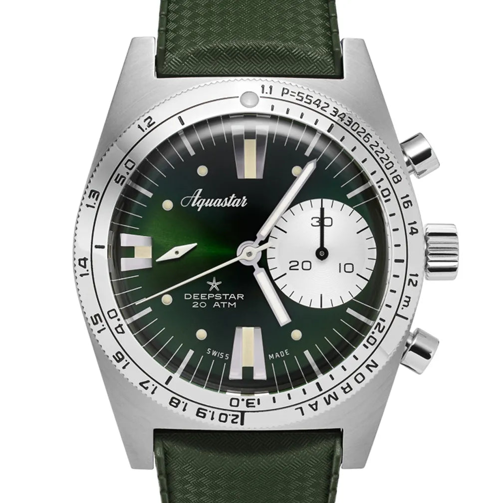 Aquastar Deepstar Greenwich Watch DS-GREENWICH-Rubber Image 1