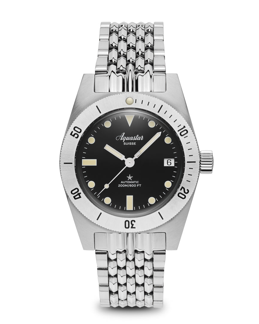 Aquastar Model 60 Re-Edition Complete Bracelet and Strap Set M60-VB Image 1