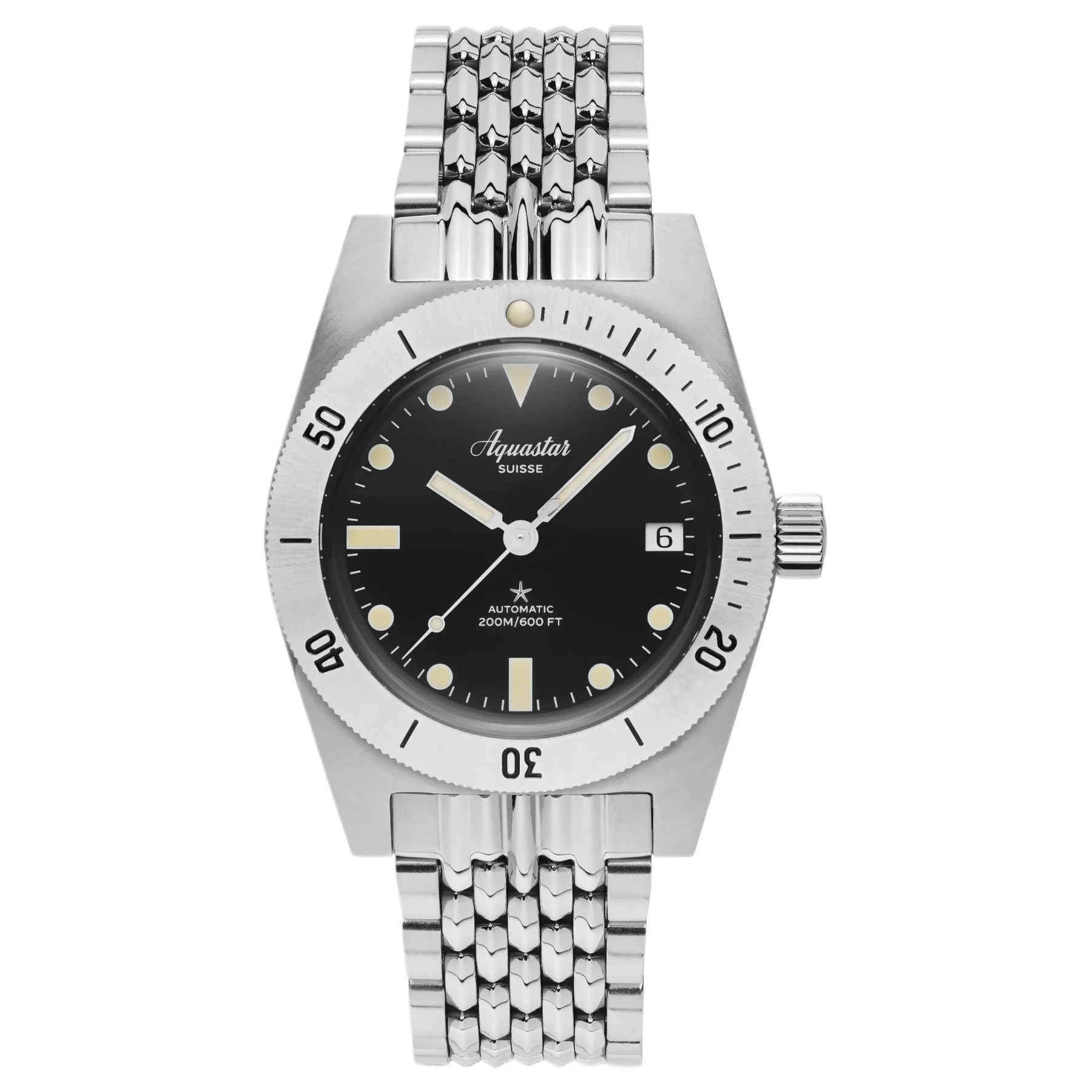 Aquastar Model 60 Re-Edition MK II Watch M60-MKII-BLACK Image 1