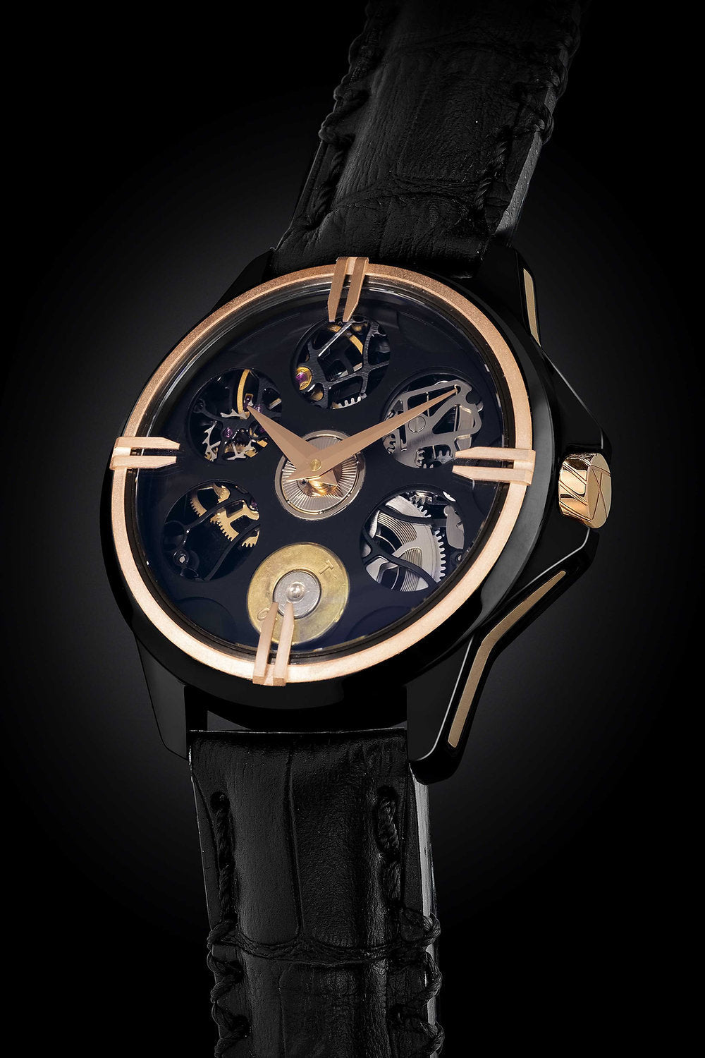 ArtyA A1 Full Black Gold Target Limited Edition Watch ARY-029 Image 1