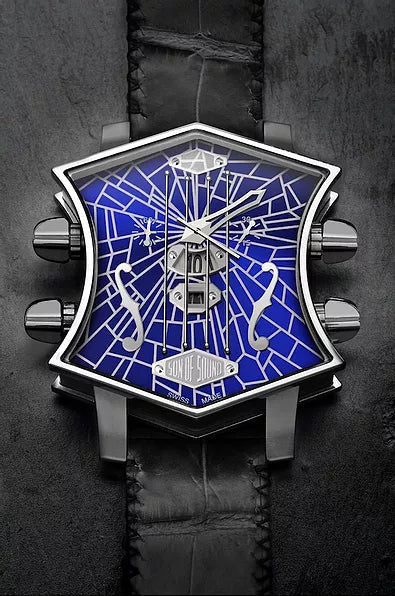 ArtyA Son of Sound Guitar Broken Glass Limited Edition Watch Broken glass Image 1