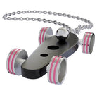 B.R.M. Key Chain Bolides by B.R.M Black w Fuchsia Wheel Support Chain Black w Fuchsia Wheel Support Chain Image 1