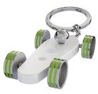 B.R.M. Key Ring Bolides by B.R.M White w Apple Green Wheel Support Ring White w Apple Green Wheel Support Ring Image 1