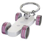 B.R.M. Key Ring Bolides by B.R.M White w Fuchsia Wheel Support Ring White w Fuchsia Wheel Support Ring Image 1