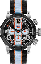 B.R.M Watch BT12-46 Black Orange Hands Limited Edition BT12-46-GULF Image 2