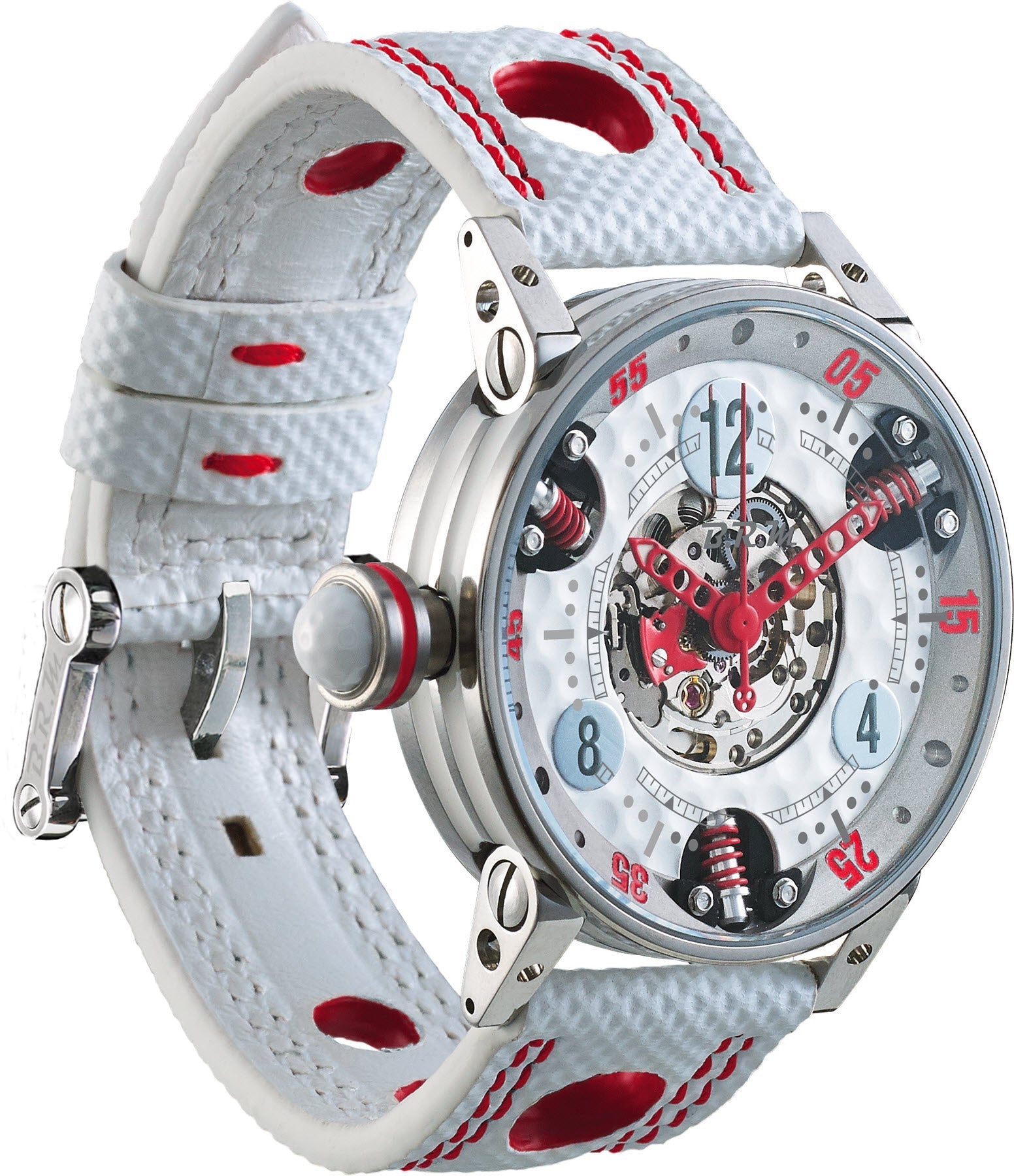 B.R.M Watch Golf Master GF7-38-SA-SQ-AR Ladies Red Hands GF7-38-SA-SQ-AR Image 1