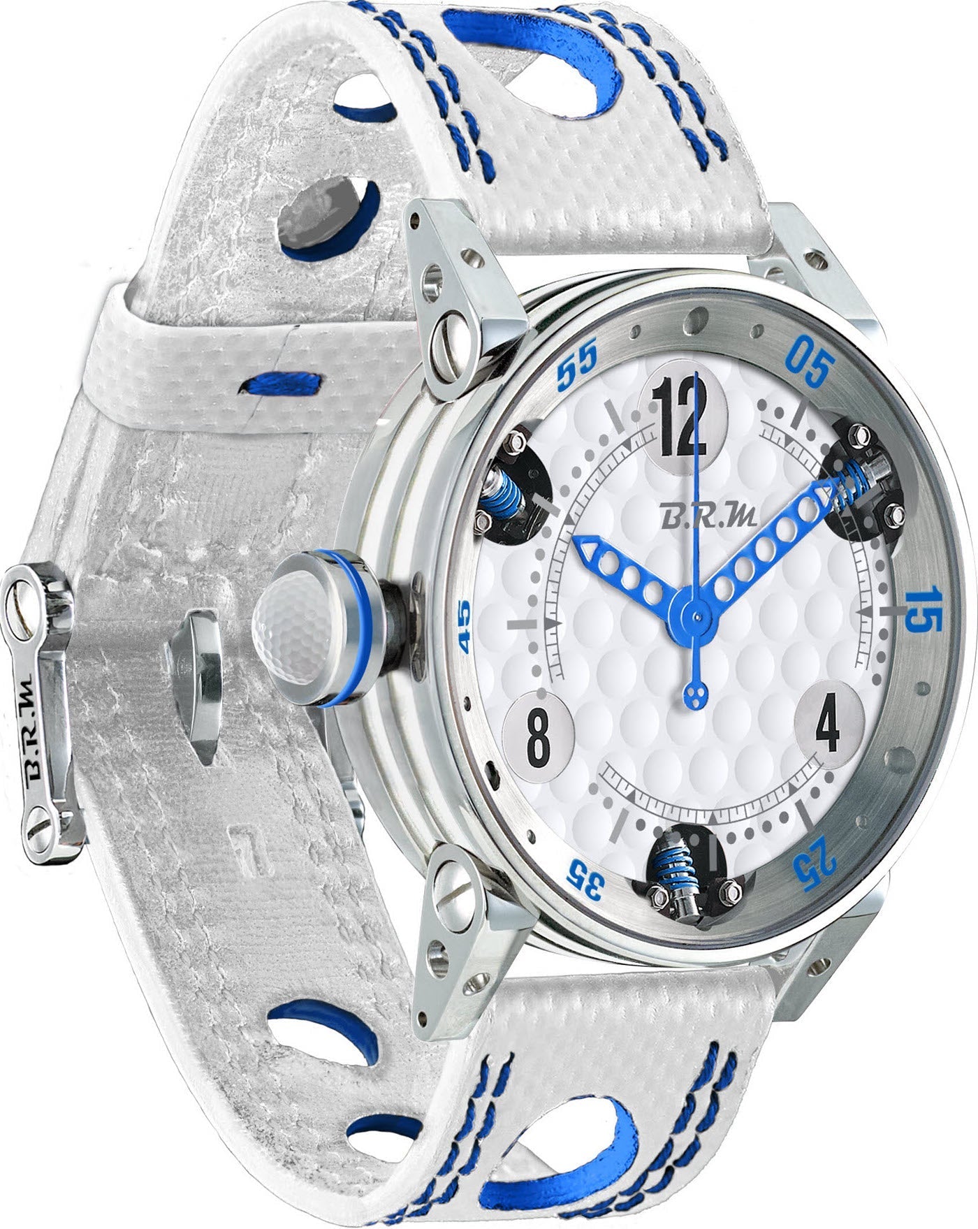 B.R.M Watch Golf Master Ladies Dark Blue Hands GF7-38-SA-ABLF Image 1