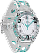 B.R.M Watch Golf Master Ladies Turquoise Hands GF7-38-SA-7472 Image 1