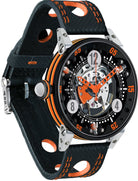 B.R.M Watch Golf Master Mens Orange Hands GF6-44-SA-N-SQ-AO Image 1