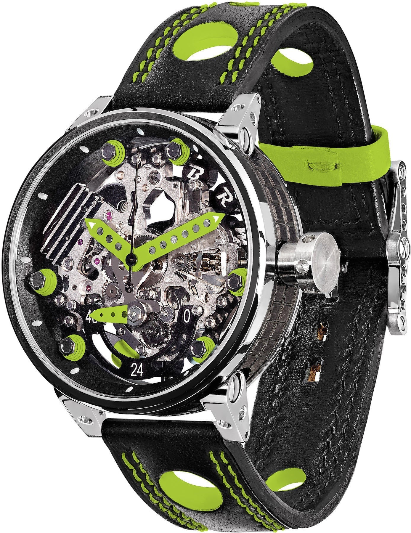 B.R.M. Watch R-46 Green Hands R-46-TN-AVP Image 1