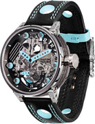 B.R.M. Watch R-46 Light Blue Hands R-46-TN-ABLC Image 1