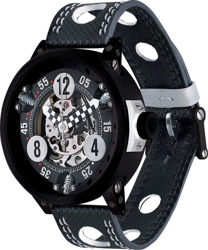 B.R.M Watch R-46 White Hands RG-46-PN-ADB-RACING Image 1