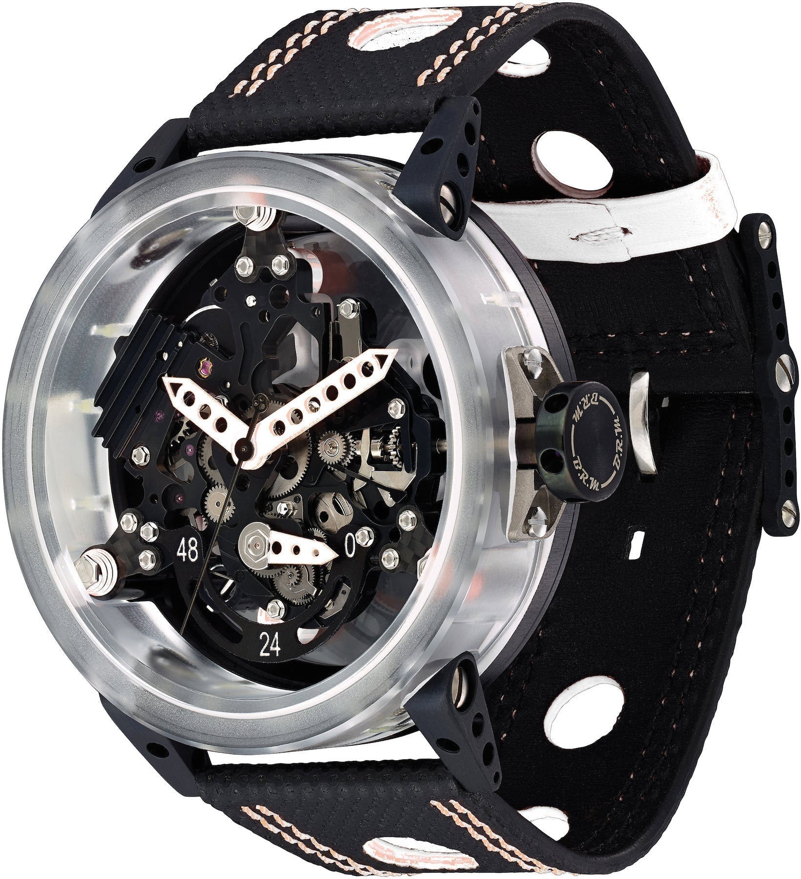 B.R.M. Watch R-50 Makrolon White Hands R-50-MK-AB Image 1