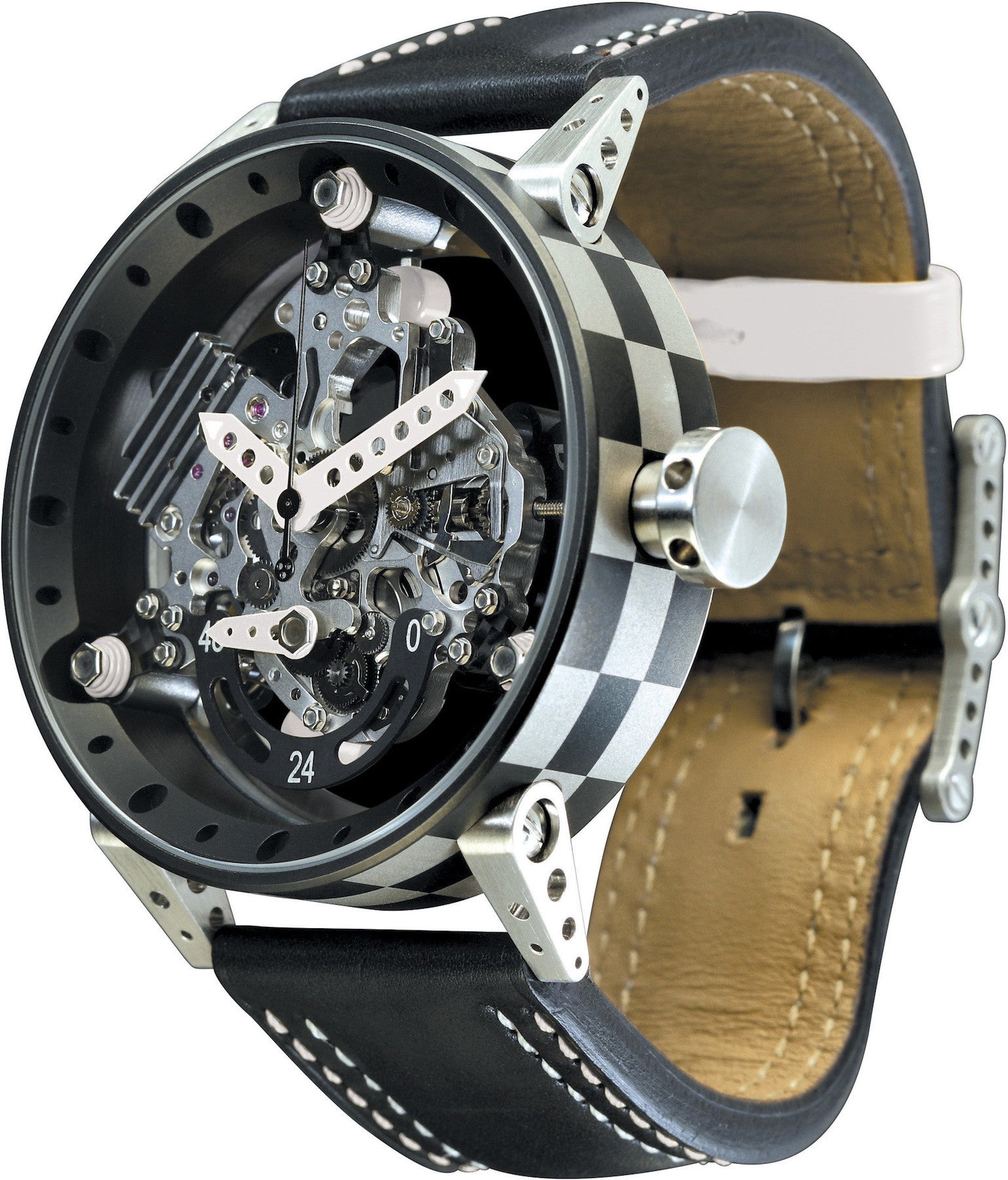 B.R.M. Watch R-50-TN White Hands R-50-TN-AB Image 1