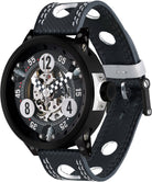 B.R.M Watch RG-46 Checked Black Red Hands RG-46-MK-ADR Image 1