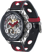 B.R.M Watch SP-44 Black And Red Hands SP-44-ADR-LIGHT Image 1