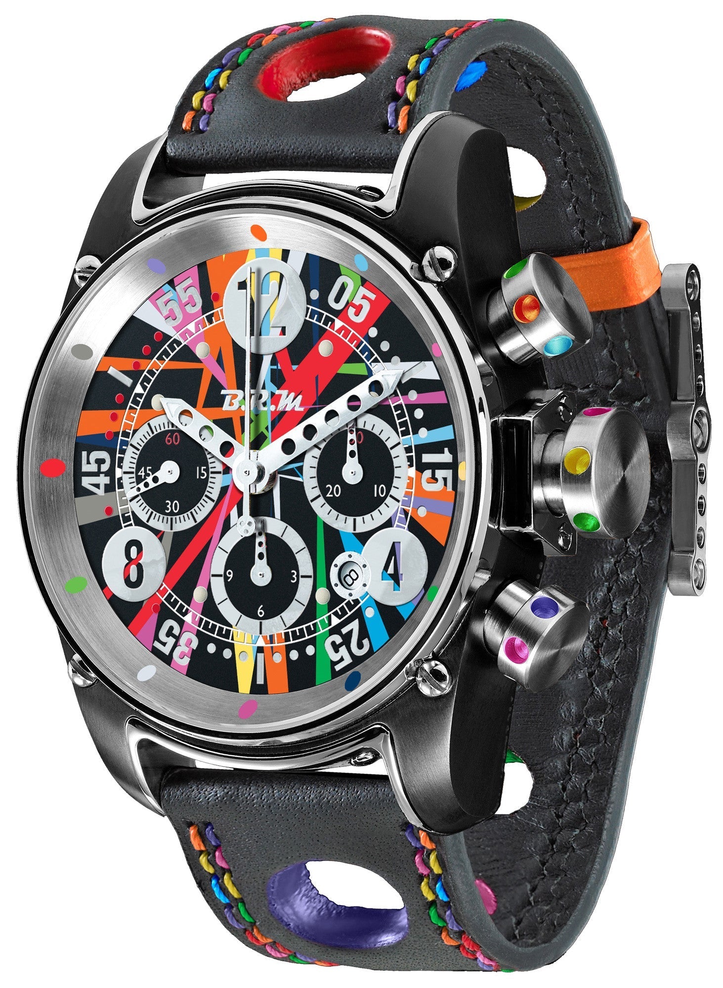B.R.M Watch T12-44 Divemaster Art Car Limited Edition T12-44-DRIVEMASTER-ART CAR Image 1