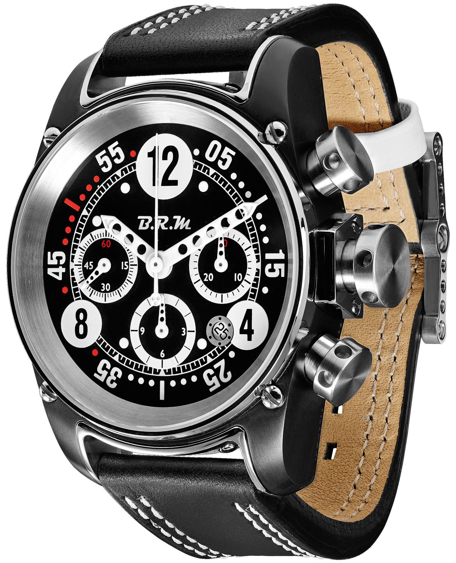 B.R.M Watch T12-44 Drivemaster White Hands T12-44-DRIVEMASTER-AB Image 1