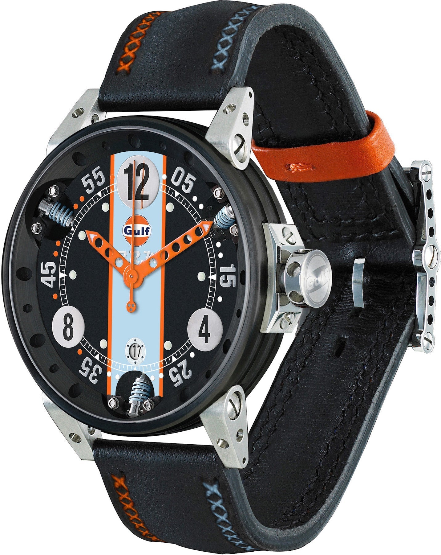 B.R.M Watch V6-44 Orange Hands Limited Edition V6-44-SA-GULF Image 1