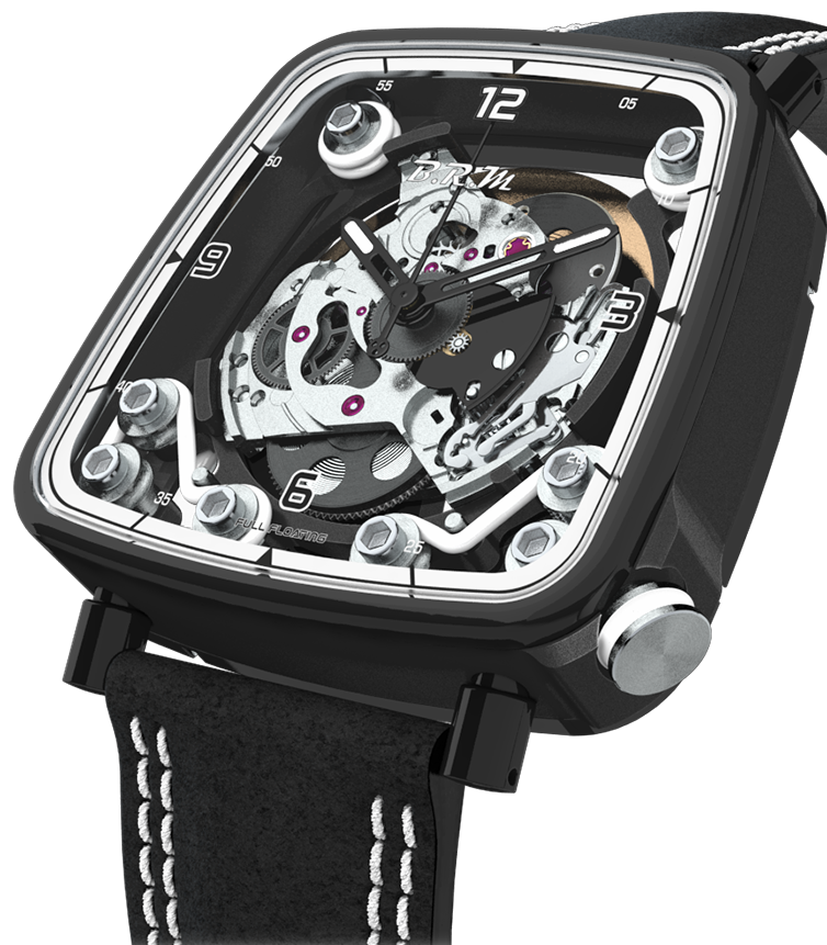 B.R.M. Watches FF39-40 Black Titanium Watch FF39-40-TN-LFN-B Image 1