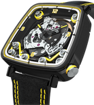 B.R.M. Watches FF39-40 Black Titanium Yellow Watch FF39-40-TN-LFN-J Image 1