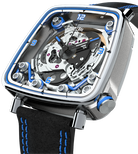 B.R.M. Watches FF39-40 Grey Titanium Blue Watch FF39-40-TG-LFG-BLM Image 1