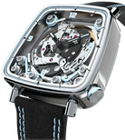 B.R.M. Watches FF39-40 Grey Titanium Light Blue Watch FF39-40-TG-LFG-BLC Image 1
