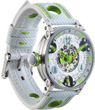B.R.M. Watches Golf Master GF7-38-SA-SQ-AVP Ladies Lime Green Hands Watch GF7-38-SA-SQ-AVP Image 1