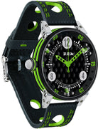 B.R.M. Watches Golf Master Mens Lime Green Red Hands Watch GF6-44-SA-N-AVP Image 1