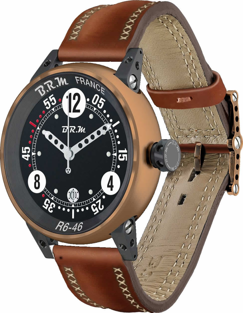 B.R.M. Watches R6-46 Bronze Watch R6-46-AG Image 1