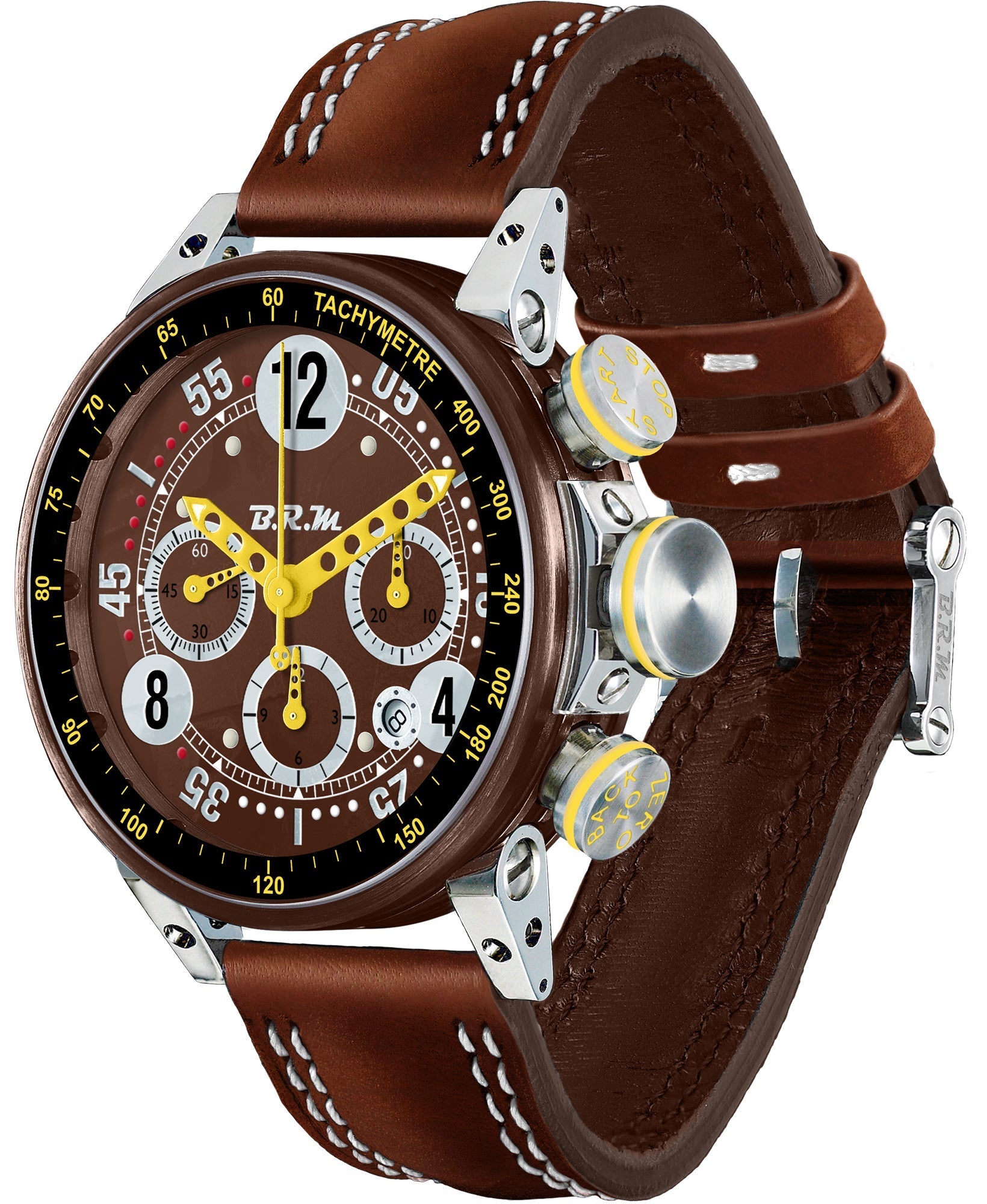 B.R.M. Watches V12-44 Chocolate Watch V12-44 Chocolate Image 1