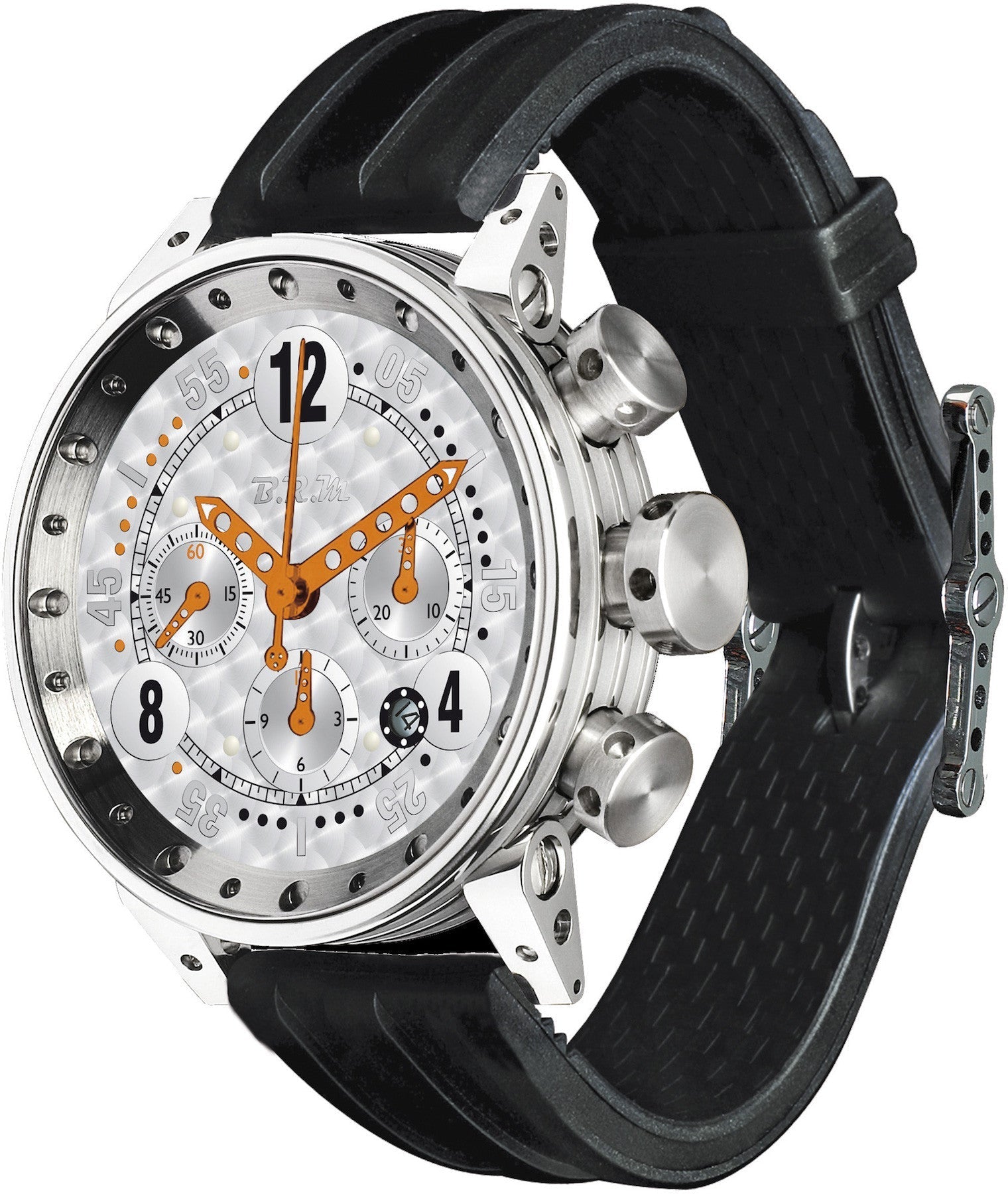 B.R.M. Watches V12-44-GT-BOU-AO Orange Hands Watch V12-44-GT-BOU-AO Image 1