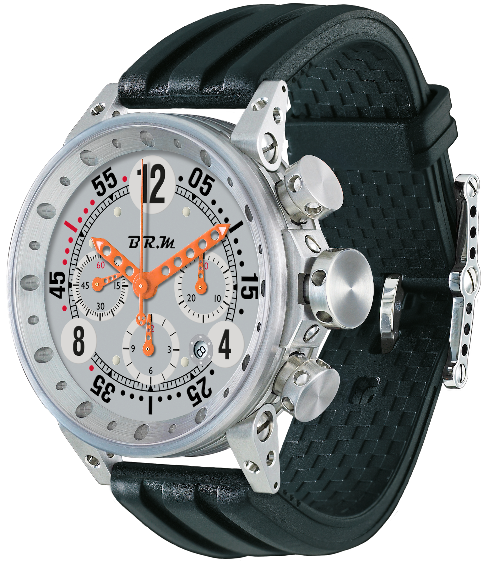B.R.M. Watches V12-44 Orange Hands Watch V12-44-BG-CN-AO Image 1